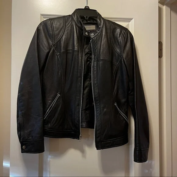 WILSONS LEATHER Genuine Butter Soft Black Leather Jacket - Picture 1 of 7